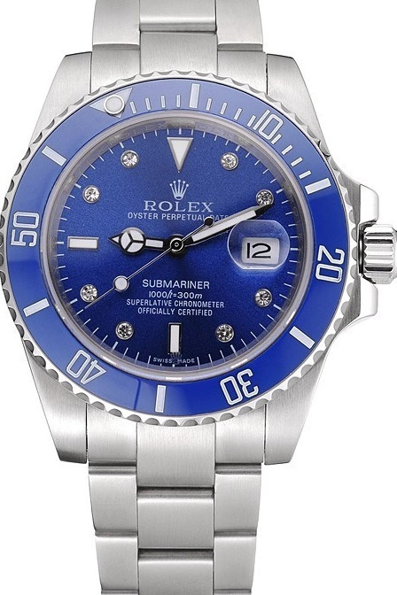 Rolex aaa copy Submariner Rolex Bezel Dial 98234 Blue Blue 0823